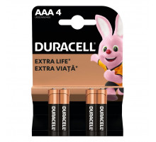 Батарейка Duracell Basic LR3/AAA (4шт) (5000394127326)