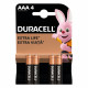 Батарейка Duracell Basic LR3/AAA (4шт) (5000394127326)