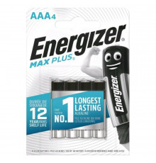 Батарейка Energizer LR3/AAA Max Plus Alkaline (4шт) (7638900437461)
