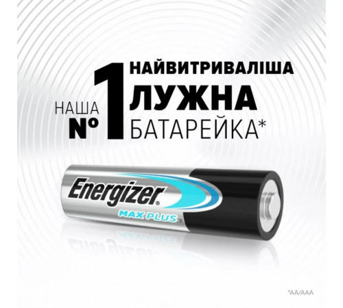 Батарейка Energizer LR6/AA Max Plus Alkaline (4шт) (7638900437300)