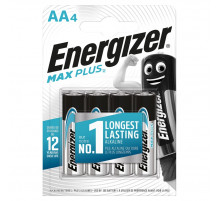 Батарейка Energizer LR6/AA Max Plus Alkaline (4шт) (7638900437300)
