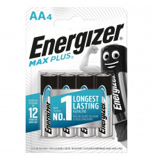 Батарейка Energizer LR6/AA Max Plus Alkaline (4шт) (7638900437300)