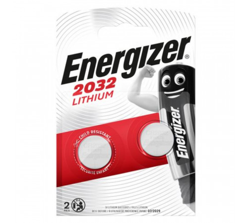 Батарейка Energizer 2032 Lithium (2шт) (7638900248357)