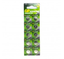 Батарейка GP A76/LR44/AG13 Alkaline (10шт) (4891199015496)