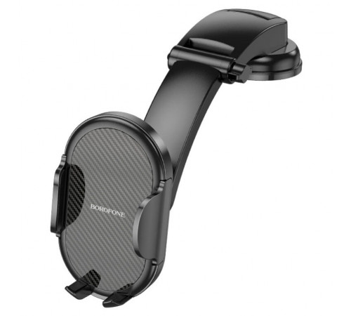 Автотримач для телефона BOROFONE BH73 Charm press type center console car holder Black (6974443386318)