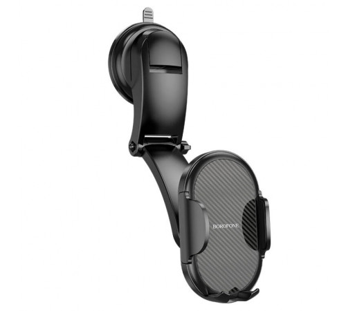Автотримач для телефона BOROFONE BH73 Charm press type center console car holder Black (6974443386318)