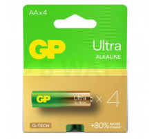 Батарейка GP LR6/AA ULtra Alkaline (4шт) (4891199217357)