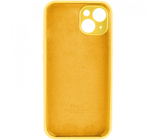 Чохол для смартфона Silicone Full Case AA Camera Protect for Apple iPhone 15 56,Sunny Yellow (FullAAi15-56)