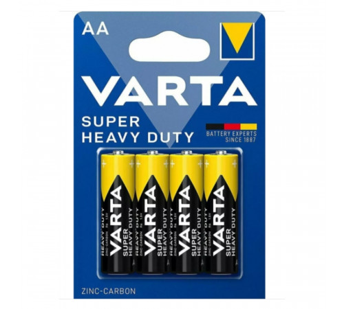 Батарейка Varta R6 Super Heavy Duty (4шт) (4008496556267)