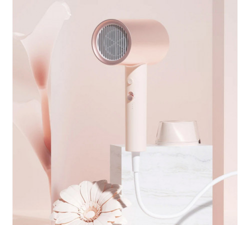 Фен Xiaomi Doco negative ion hair dryer soft and fast dry hair care Pink (Китайська вилка) (AN002P)