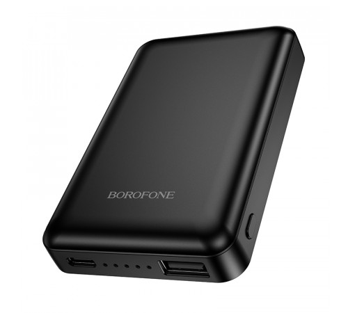 Зовнішній акумулятор BOROFONE BJ82 Dawn magnetic power bank(5000mAh) Black (6941991124792)