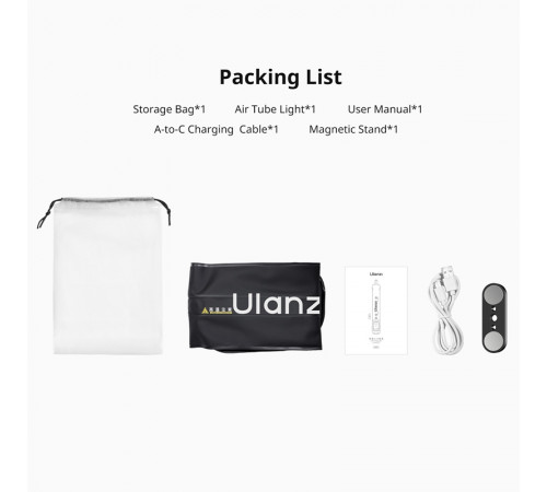 Відеосвітло Ulanzi UA20 20W Portable Air Tube Light (L110 UA20) (L110)