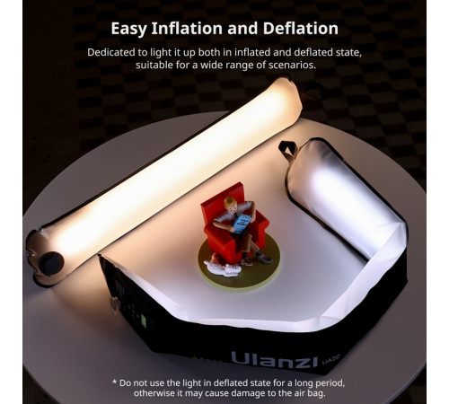 Відеосвітло Ulanzi UA20 20W Portable Air Tube Light (L110 UA20) (L110)