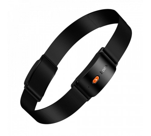 Cпортивна пов'язка на голову з Bluetooth-гарнітурою HOCO EA10 Energica Black (6942007671521)