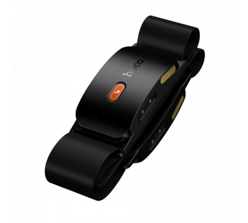 Cпортивна пов'язка на голову з Bluetooth гарнітурою HOCO EA10 Energica Black (6942007671521)