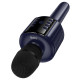 Портативна колонка-мікрофон HOCO L24 Shine karaoke microphone, 5W, Blue (6942007673785)