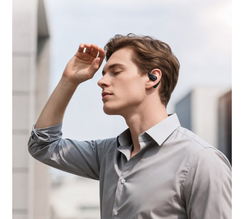 Бездротові навушники TWS HOCO EA11 Honey open true wireless, Black (6942007662680)