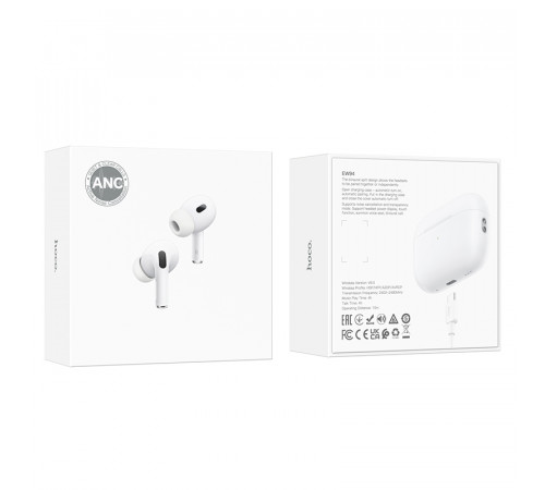 Бездротові навушники TWS HOCO EW94, ANC, White (6942007673686)