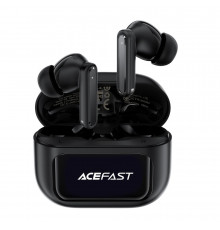 Бездротові навушники TWS ACEFAST W6 smart screen,ENC, IPX4, Black (6974316285687)