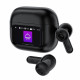 Бездротові навушники TWS ACEFAST W6 smart screen,ENC, IPX4, Black (6974316285687)