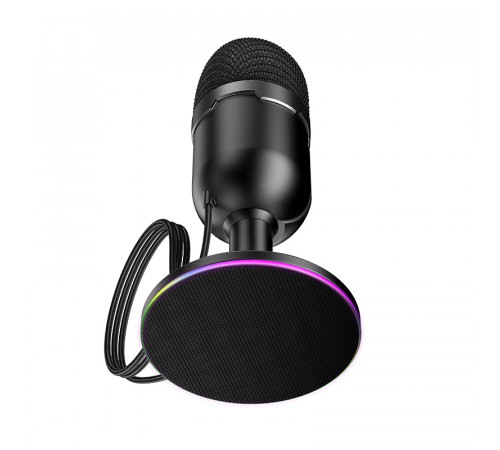 Мікрофон настільний HOCO L25 Bright (USB-A) Black (6942007673792)