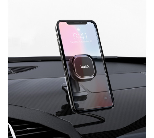 Автотримач для телефона HOCO CA53 Intelligent dashboard in-car holder Black+Gray (6931474707536)