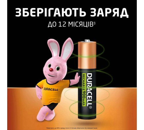 Акумулятор Duracell HR3 900mAh (4шт) (5000394203822)