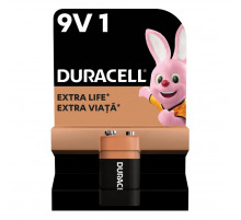 Батарейка крона Duracell 9V/6LR61 (1шт) (5000394125308)