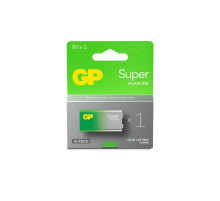 Батарейка крона GP 9V/6LF22 SUPER ALKALINE (1шт) (4891199216251)