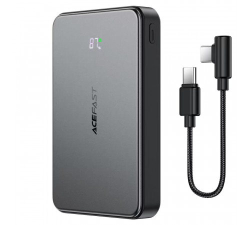Зовнішній акумулятор ACEFAST M31-10000 22.5W magnetic fast charging power bank with cable Black (6974316286011)