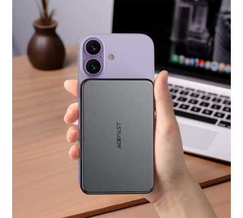 Зовнішній акумулятор ACEFAST M31-10000 22.5W magnetic fast charging power bank with cable Black (6974316286011)