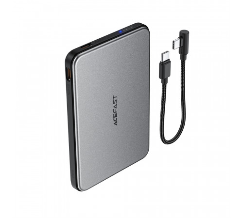 Зовнішній акумулятор ACEFAST M30-5000 PD20W magnetic fast charging power bank with cable Black (6974316286004)