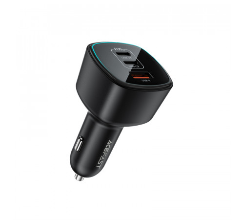 Автомобільний зарядний пристрій ACEFAST B18 200W(2USB-C+USB-A)fast car charger Black (6974316285953)
