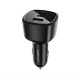 Автомобільний зарядний пристрій ACEFAST B18 200W(2USB-C+USB-A)fast car charger Black (6974316285953)