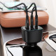 Автомобільний зарядний пристрій ACEFAST B18 200W(2USB-C+USB-A)fast car charger Black (6974316285953)