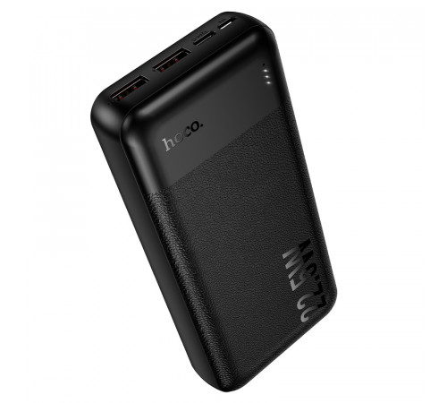 Зовнішній акумулятор HOCO J159A Essence 22.5W+PD20W fully compatible power bank(20000mAh) Black (6942007673587)