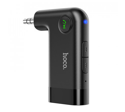 Bluetooth-ресивер HOCO E53 Dawn sound in-car AUX wireless receiver Black (6931474729750)