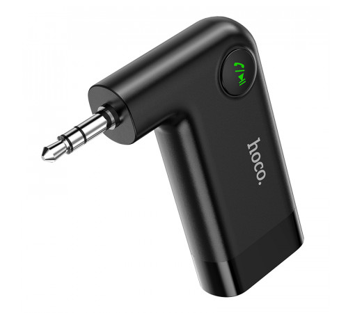 Bluetooth-ресивер HOCO E53 Dawn sound in-car AUX wireless receiver Black (6931474729750)
