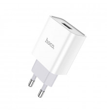Мережевий зарядний пристрій HOCO C81A Asombroso single port charger 10.5W White (6931474727930)