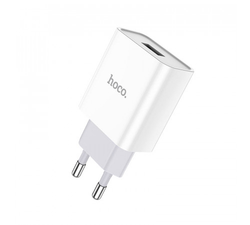 Мережевий зарядний пристрій HOCO C81A Asombroso single port charger 10.5W White (6931474727930)