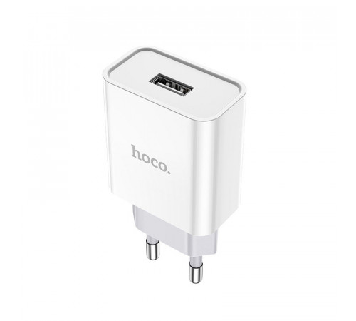Мережевий зарядний пристрій HOCO C81A Asombroso single port charger 10.5W White (6931474727930)