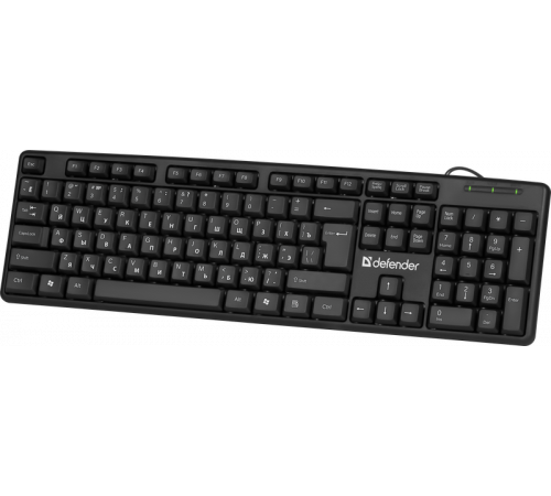 Клавіатура дротова DEFENDER Element HB-520 (з Eng, Рус, Укр розкладками)