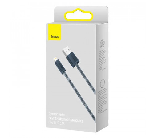 Кабель Baseus Dynamic Series Fast Charging Data Cable USB to iP 2.4A 1m Slate Gray (CALD000416)