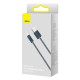 Кабель Baseus Dynamic Series Fast Charging Data Cable USB to iP 2.4A 1m Slate Gray (CALD000416)