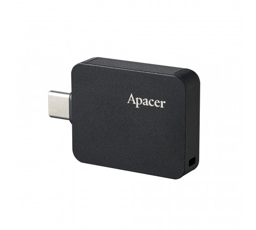 Портативний SSD Apacer AS714 512GB USB 3.2 Gen.2 Read/Write 1000MB/s Black (AP512GAS714B-1)