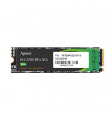 Накопитель SSD M.2 Apacer AS2280P4X 1TB 2280 PCIe 3.0x4 3D NAND Read/Write: 2100/1700 MB/sec (AP1TBAS2280P4X-1)