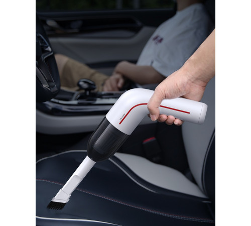 Автомобільний пилосос Usams US-ZB253 Mini Handheld Vacuum Cleaner LEJ Series White (XCQZB25301)