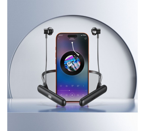 Бездротові спортивні навушники ACEFAST N8 neck hanging wireless earphones Black (6974316286158)