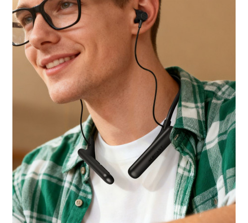 Бездротові спортивні навушники ACEFAST N8 neck hanging wireless earphones Black (6974316286158)