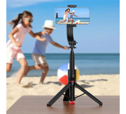 Селфі-монопод ACEFAST E42 supports automatic selfie stand opening, (105cm) Black (6974316286134)